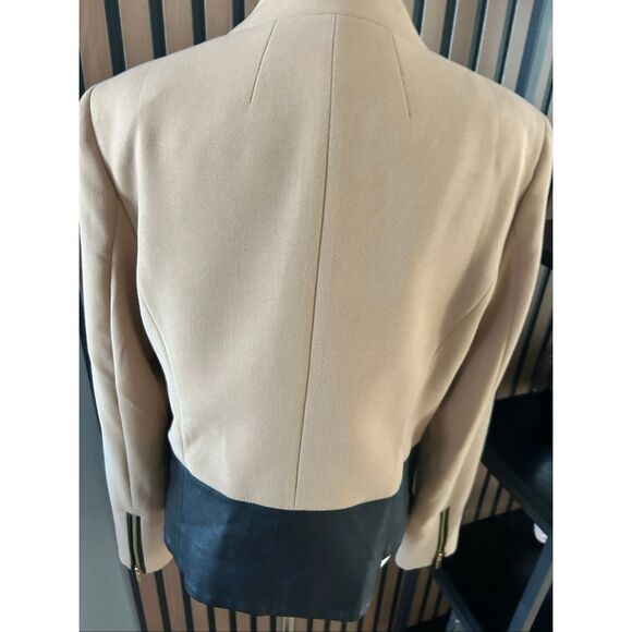 Jones New York Collection Woman Stretch Camel Jacket Blazer Size 6 - Picture 4 of 9